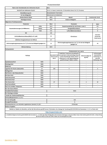 Réfrigérateur congélateur en bas RCSA300K40SN