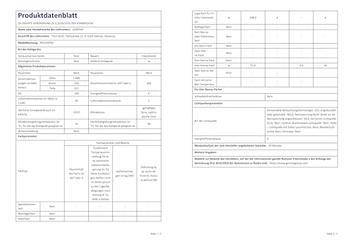 RK4182PS4 réfrigérateur-congélateur Autoportante 269 L E Argent