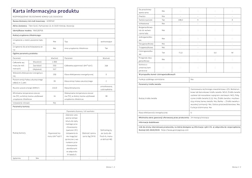 RK4182PS4 réfrigérateur-congélateur Autoportante 269 L E Argent