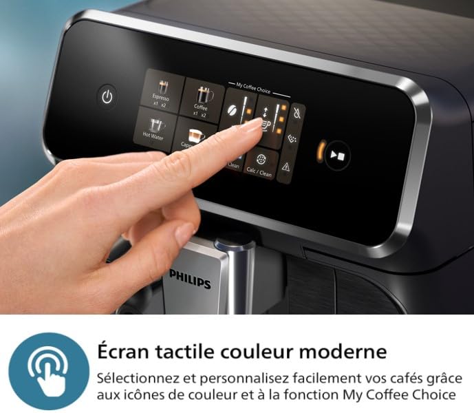 Expresso broyeur Série 2300-4 Boissons, Noir mat (EP2330/10)