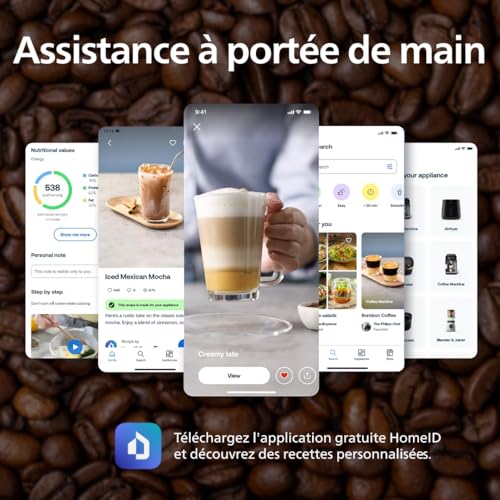 Expresso broyeur Série 2200-2 Cafés Noir mat (EP2220/10)