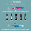 DUO Machine à Eau Pétillante et Soda pour Carafe en Verre | Pack 1 Carafe en Verre 1L + 1 Bouteille 1L Finition Acier Inoxydable Lave-Vaisselle + 1 Recharge de Gaz 60L à Clipser | Noire
