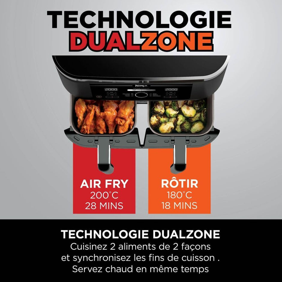 Friteuse Sans Huile 7,6l 2400w Noir - AF300EU