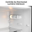 Réfrigérateur congélateur bas FBM157L42 157L (109+48), Largeur 47cm, Low frost, 39 db, Portes réversibles, 12 ans de garantie sur le compresseur