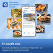 Air Fryer Série 1000 Panier Flexible avec Séparateur Amovible - Airfryer 7.1L, Technologie RapidAir, 10 Modes de Cuisson, 90% Matières Grasses en Moins(NA154/00)