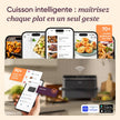 Air Fryer 10L Twinfry, Friteuse sans Huile Double Résistance, Airfryer à Dual Zone Avec Séparateur Amovible