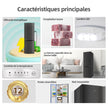 CBM159LEBD Réfrigérateur congélateur bas157 litres (109 + 48) Low Frost, Faible bruit, Refroidissement rapide, Faible emcombrement