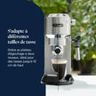 Dedica Style EC685.M, Machine à Expresso avec Buse à Mousse de Lait Professionnelle, Seulement 15 cm de Large, Réservoir de 1 L, Boîtier en Métal, Compatible avec les Dosettes E.S.E, Métal