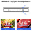 Réfrigérateur congélateur bas FBM260L 262L (187+75), Low frost, Acier inoxydable, Portes réversibles, 39 db, 12 ans de garantie sur le compresseur