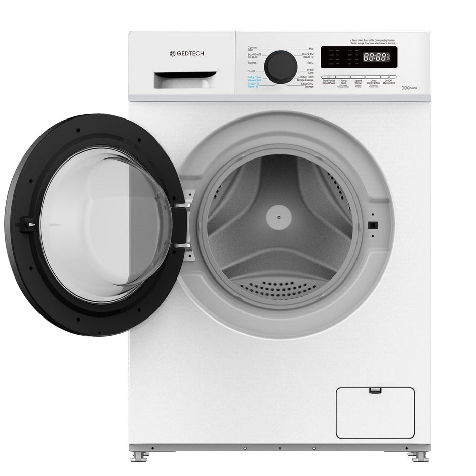 Lave-linge frontal GLL71200WH - 7 Kgs - 1200 tr/mn - 16 programmes - Eco - Intensif - Rapide – Très Faible conso
