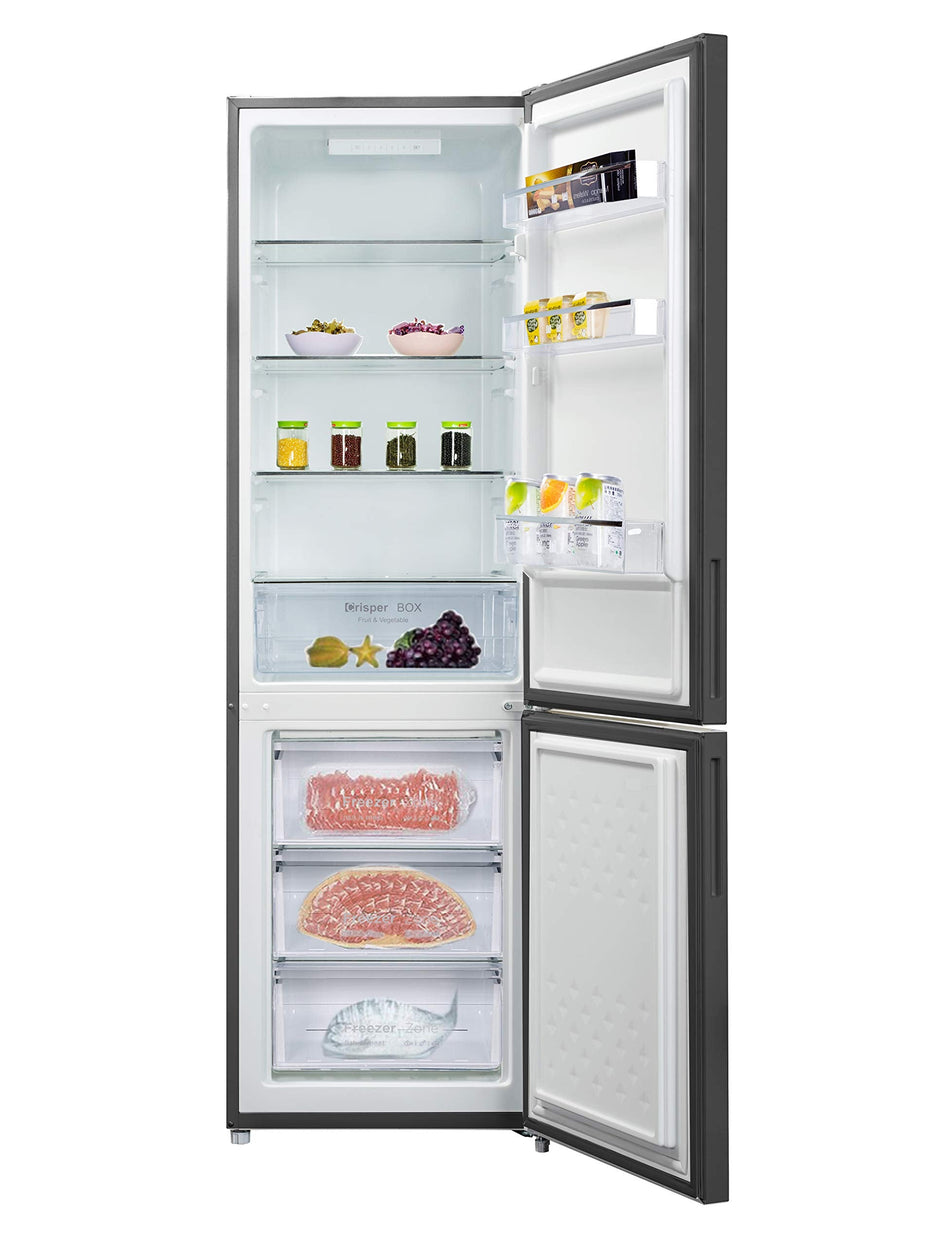 Réfrigérateur congélateur bas FBM260L 262L (187+75), Low frost, Acier inoxydable, Portes réversibles, 39 db, 12 ans de garantie sur le compresseur