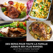 Foodi FlexDrawer Air Fryer, Dual Zone Avec Séparateur Amovible, Grand Tiroir de 10.4 L, AF500EUCP