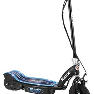 Razor E100 Glow Electric Scooter for Kids Age 8+, LED Light-Up Deck