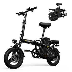 Electric Bike, Foldable Electric Bicycles for Women, Teens, Men