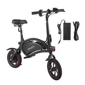 LEADZM Electric Bike for Adults, 12" EBike for Adults Electric Bicycle w/36V 6AH Battery