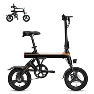 Jasion EB3 Electric Bike for Adults 21mph Folding Adults Electric Bicycles