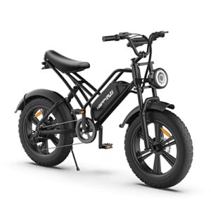Electric Bike for Adults, Ebike 1500W/48V/18Ah , TANK 20" Fat Tire Electric Bicycles Up to 30MPH