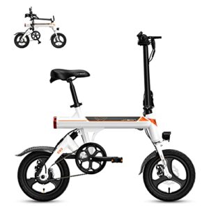 Jasion EB3 Electric Bike for Adults 21mph Folding Adults Electric Bicycles