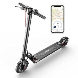 VOBETSCOOTER Electric Scooter,350W Motor,8.5" Solid Tires, 19 Miles Range