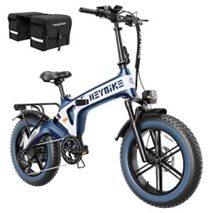 Heybike Tyson Folding Electric Bike Unibody Magnesium Alloy 750W 28MPH 20'' Fat Tire