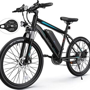 TotGuard Electric Bike for Adults, 26" Ebike 350W Bicycles, 19.8MPH Electric Mountain Bike