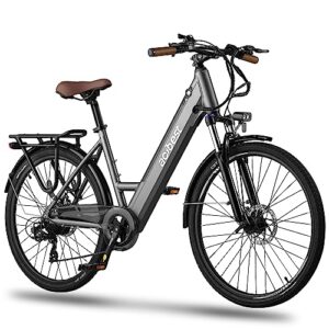 ACTBEST Core Electric Bike, 500W Brushless Motor Cityrun Ebike, 36V 13AH Removable Built-in Battery