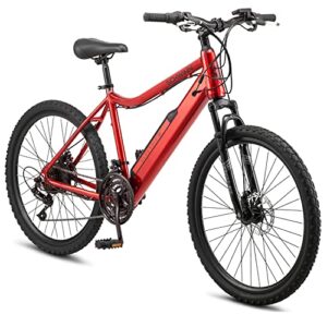 Schwinn Healy Ridge Adult Electric Mountain Bike, 18-Speed Drivetrain