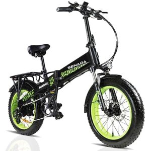 SENADA Folding Electric Bike for Adults, 28MPH 62Miles Range