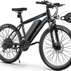 TotGuard Electric Bike, 27.5" Electric Bike for Adults 500W Ebike 21.6MPH Adult Electric Bicycles Electric Mountain Bike