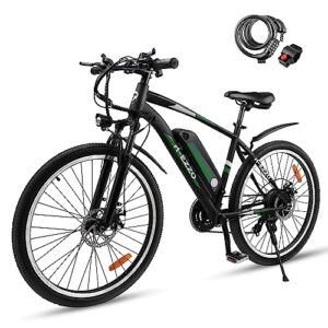 FEOFFY Electric Bike for Adults 350W Electric Bikes 26" Electric Mountain Bike Shimano 21 Speed Gears