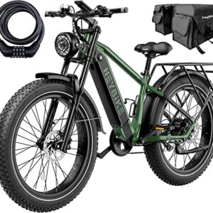 Heybike Brawn 750W Electric Bike for Adults,28MPH 26'' Fat Tire Ebike